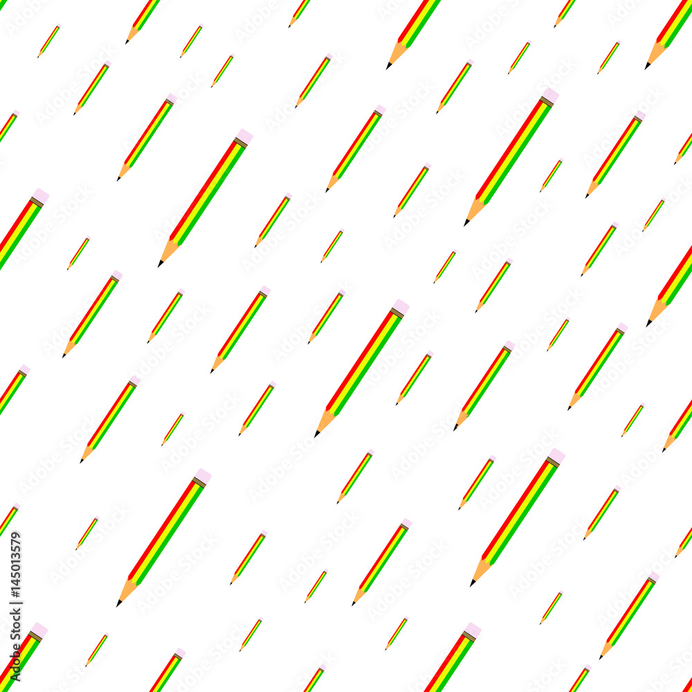 seamless pattern with pencil seamless pattern with pencil