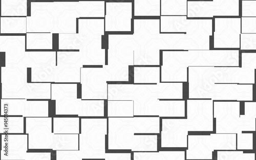 Abstract white block background and white design texture  
