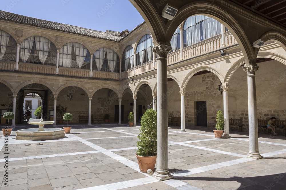 Hospital of Santiago, considered 'the Andalusian Escorial' Escorial style building, Ubeda, Spain