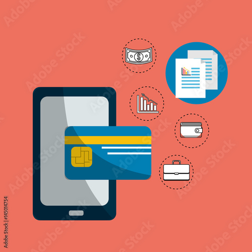 smarphone digital security credit card