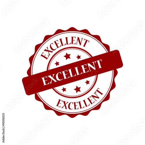 Excellent red stamp illustration
