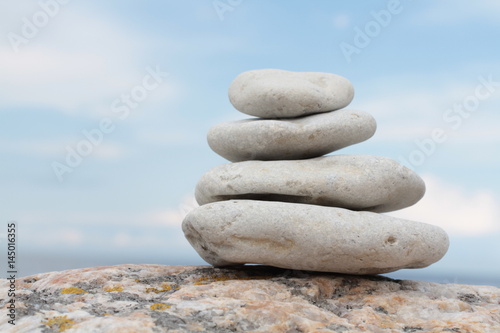 piled on top of each other the stones