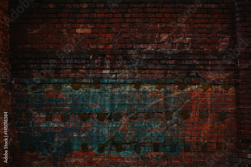 Grunge textured background. Dark creative background for the designer. Empty space. Wall with scratches and rubs
