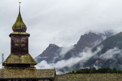 Castle Tarasp in Switzerland. Canton of Grisons photo