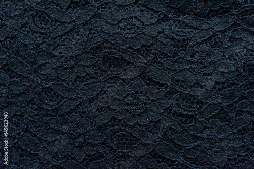 Obraz na płótnie background black fabric with a pattern w salonie