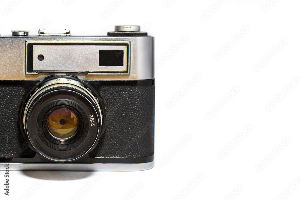 Old Camera on a white background