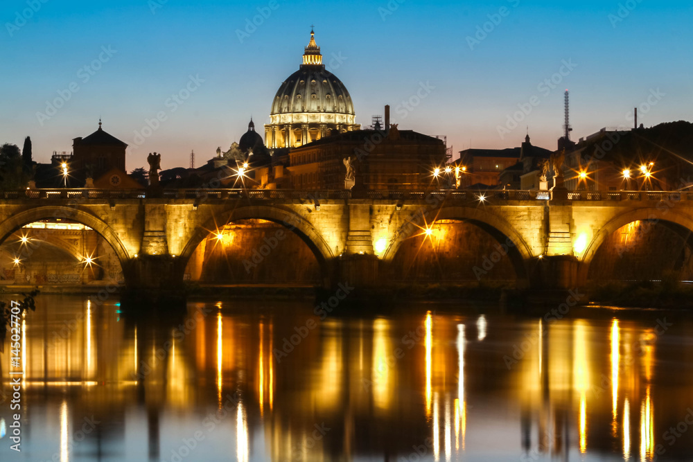 The Basilica di San Pietro in Rome.