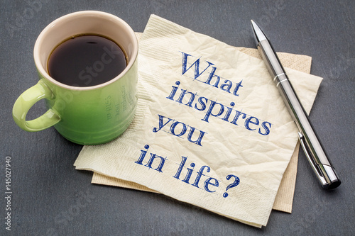 Photography What inspires you in life?