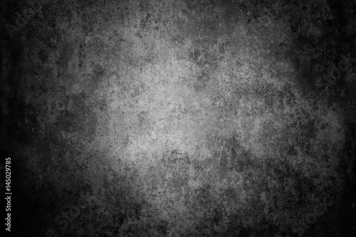 Grey concrete texture grunge wall background. Dark edges