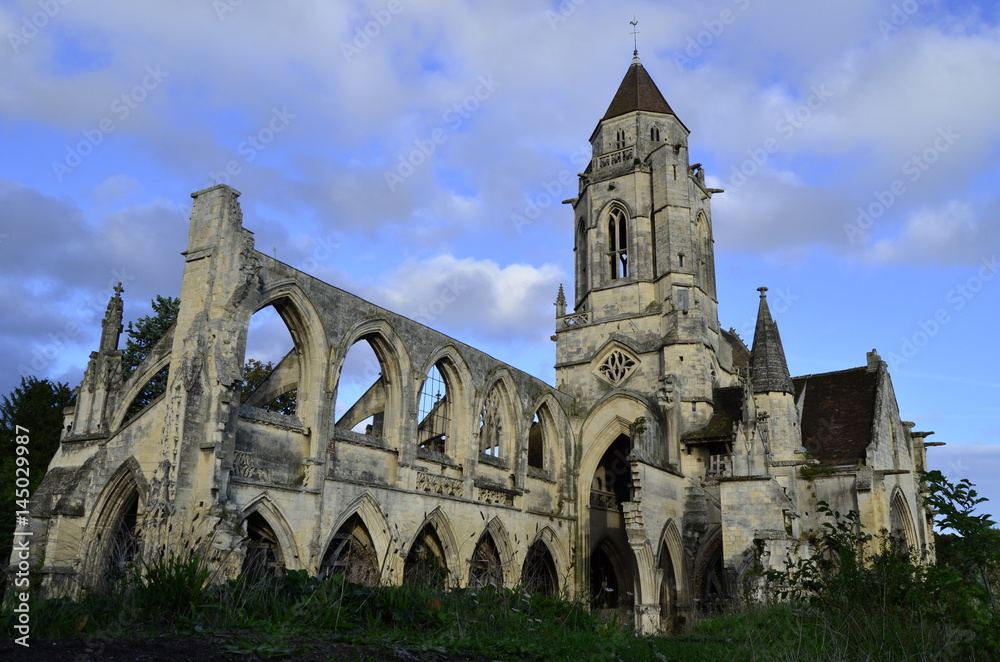 Saint-Etienne-le-Vieux church of Caen, Normandy, France. Saint-Etienne-le-Vieux church of Caen, Normandy, France.