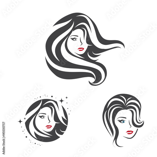 Beauty Woman Face Hair Set