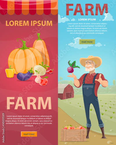 Light Farming Vertical Banners