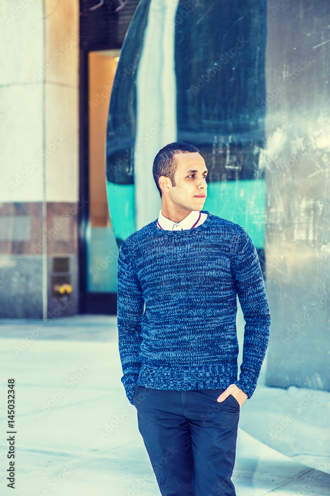 Man Casual Fashion in New York