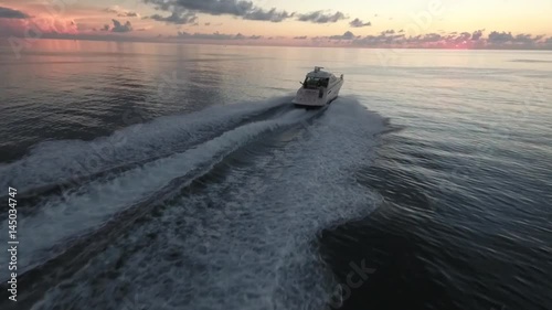 Yacht in the ocean