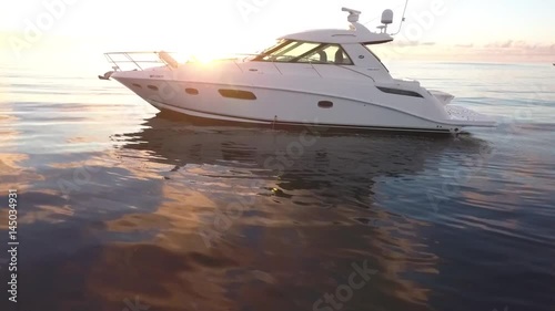 Yacht in the ocean
