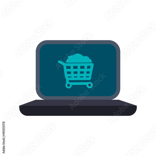 Buy online shopping icon vector illustration graphic design
