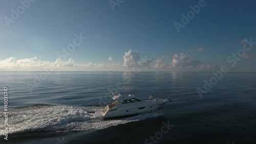 Yacht in the ocean