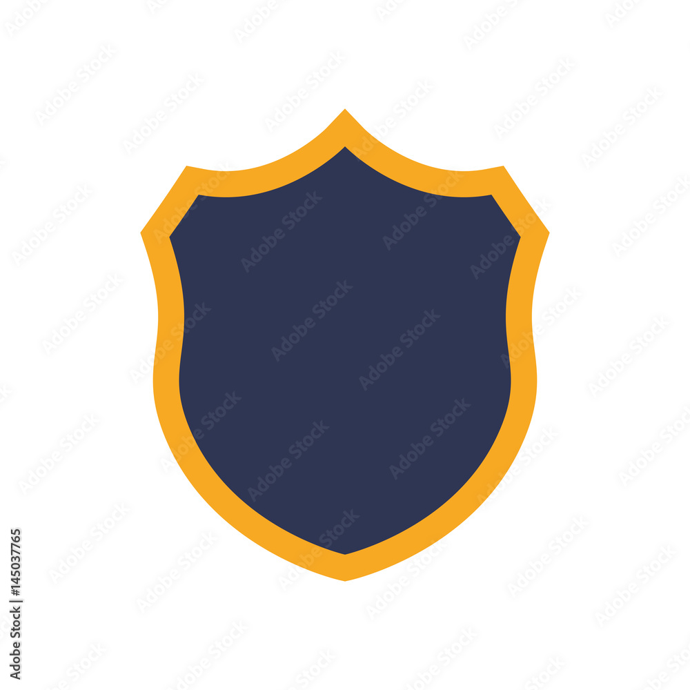 Shield security symbol icon vector illustration graphic design