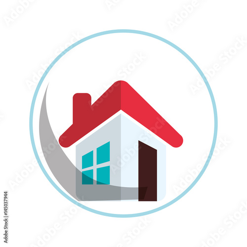 Home real state icon vector illustration graphic design