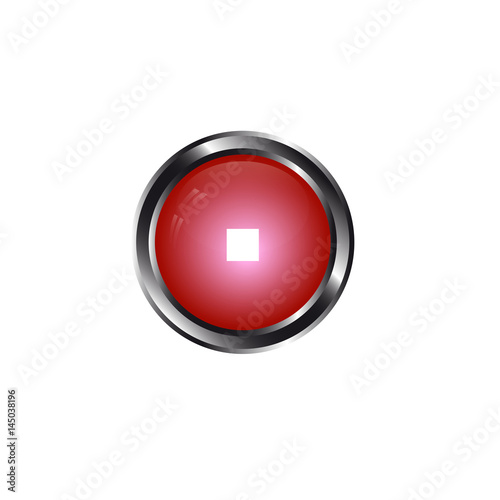 round red button volume