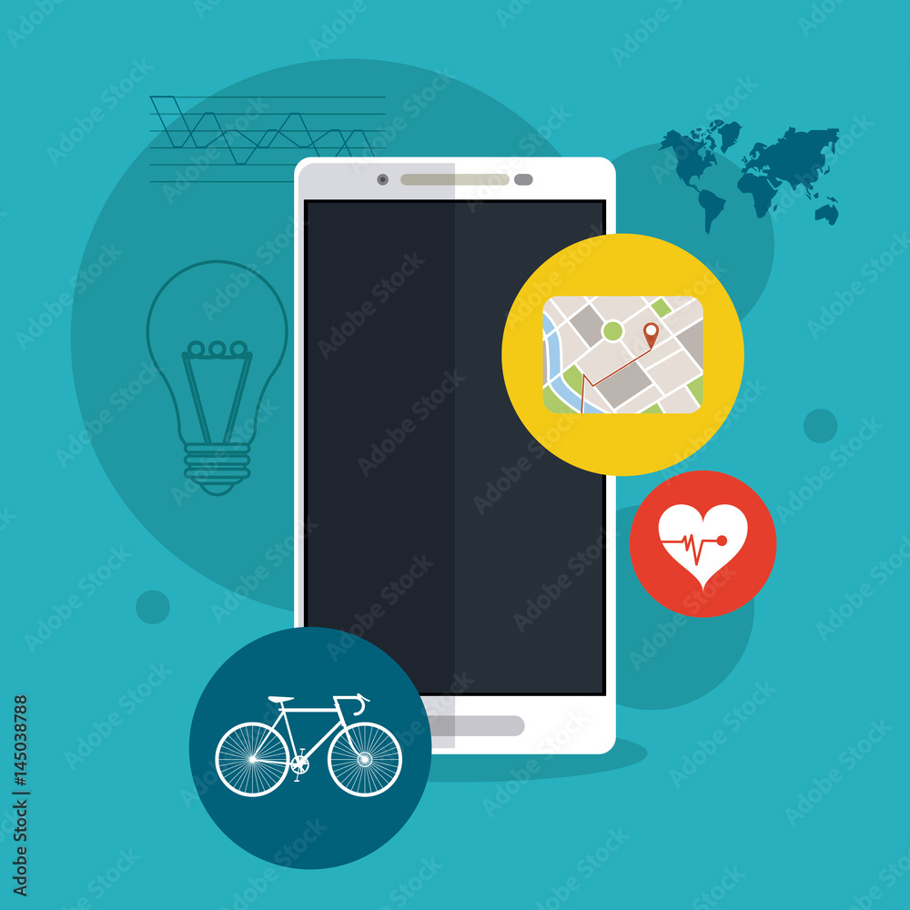 medical technology gadget health care icon. Colorful design. Vector illustration medical technology gadget health care icon. Colorful design. Vector illustration