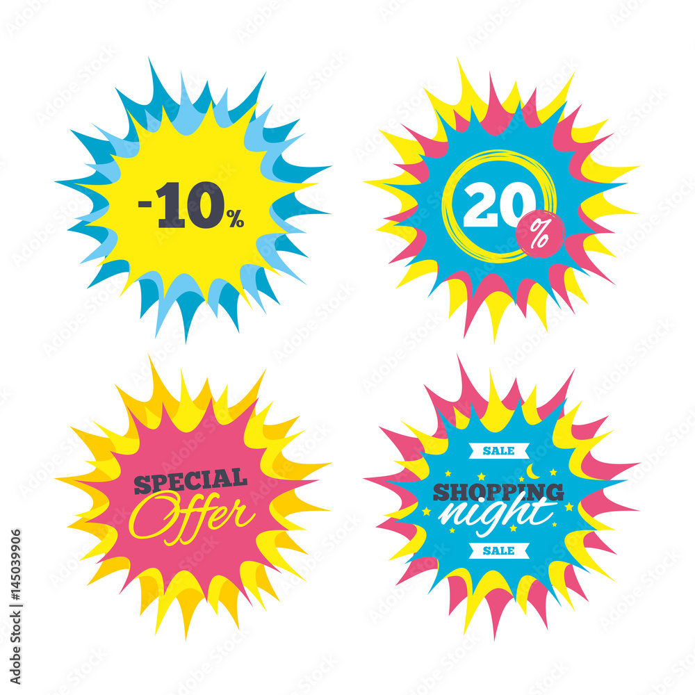 Fototapeta premium 10 percent discount sign icon. Sale symbol.