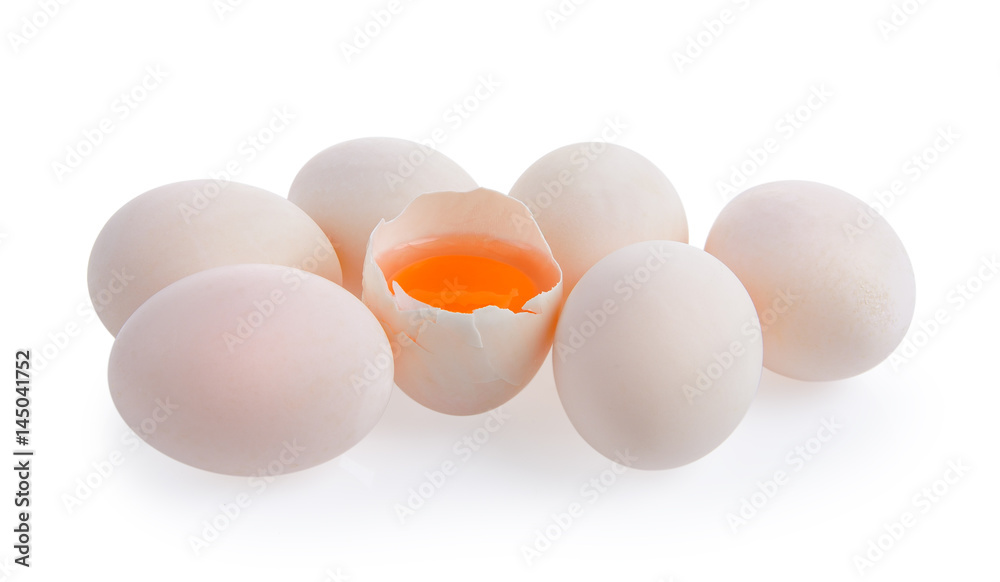 white eggs on white background white eggs on white background