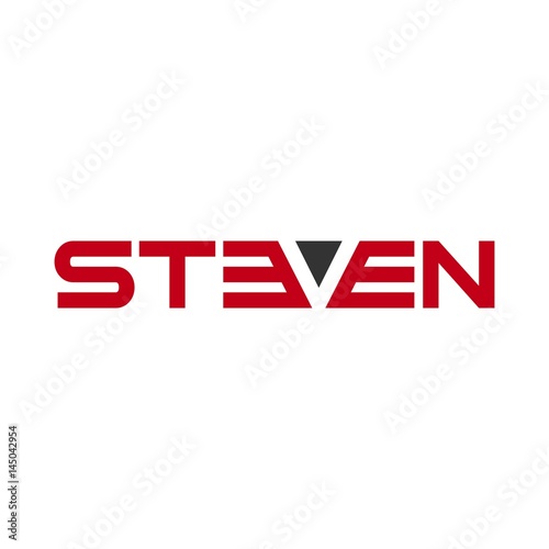 steven logotype logo vector.