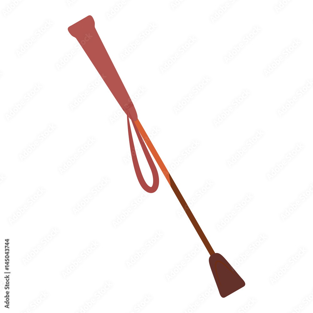 Naklejka premium Horse riding equipment accesory icon vector illustration graphic design