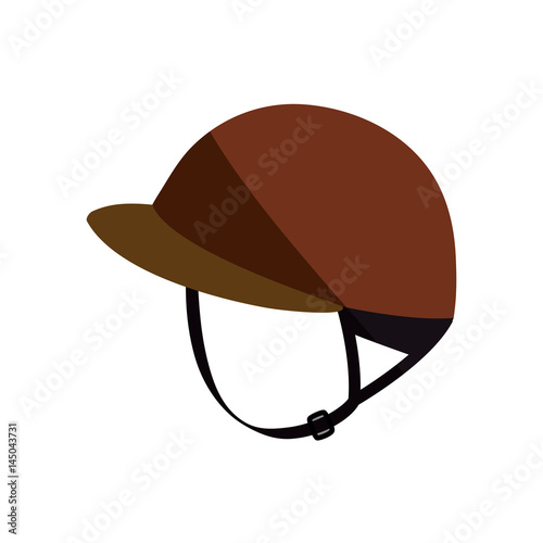 Horse riding equipment accesory icon vector illustration graphic design