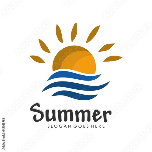 Summer logo design