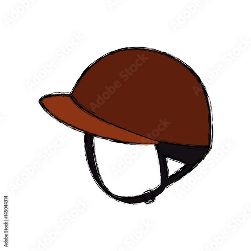 Horse riding equipment accesory icon vector illustration graphic design