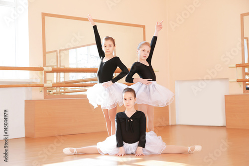 Cute little girls in dance ...