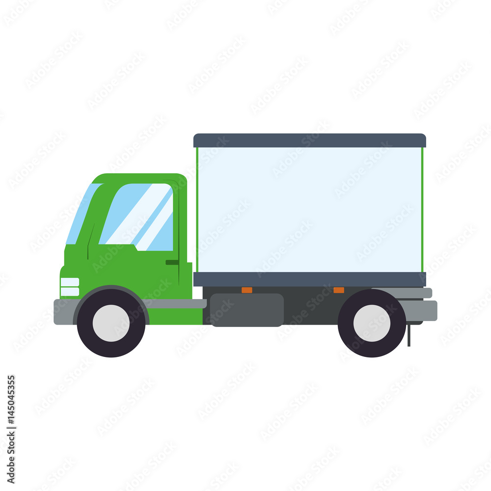 Delivery truck vehicle icon vector illustration graphic design