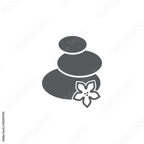 stone icon. spa vector illustration