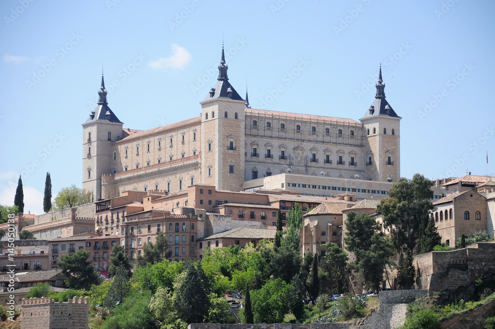 The Alcazar in Toledo, Spain - obrazy, fototapety, plakaty 