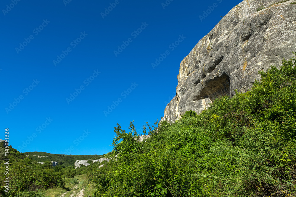 Cave City in Cherkez-Kermen Valley, Crimea