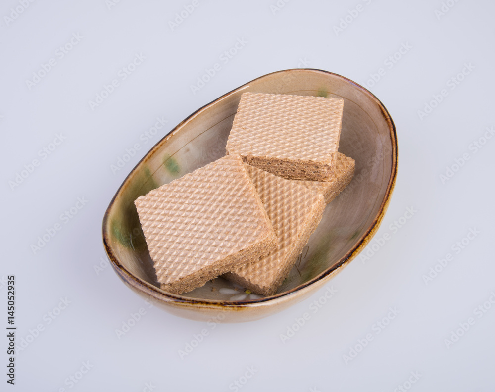 wafer or wafer biscuit on the background. wafer or wafer biscuit on the background.