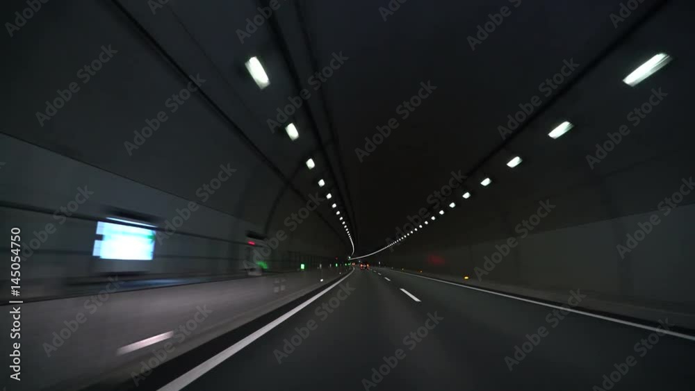 driving in the dark tunnel driving in the dark tunnel