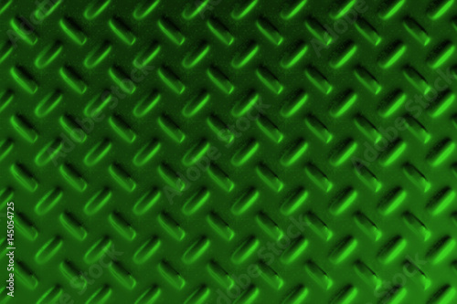 Green dirty checkered steel plate