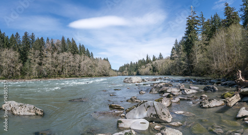 Queets River Afternoon photo