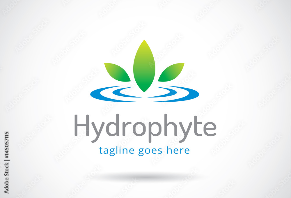Water Plant Logo Template Design Vector, Emblem, Design Concept, Creative Symbol, Icon Water Plant Logo Template Design Vector, Emblem, Design Concept, Creative Symbol, Icon