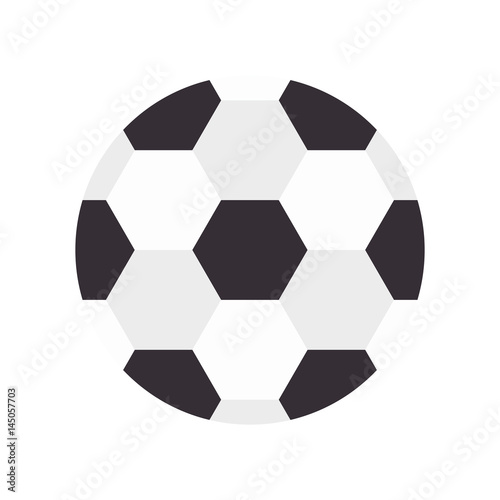 soccer balloon isolated icon vector illustration design