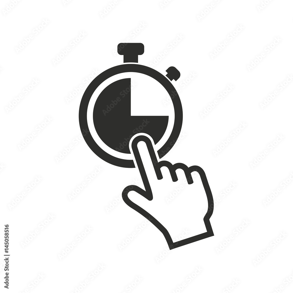 Obraz premium Stopwatch - vector icon.