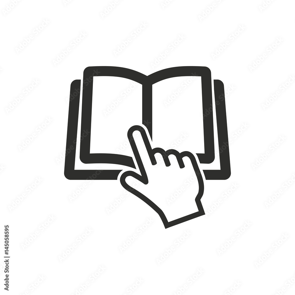 Book - vector icon. Book - vector icon.