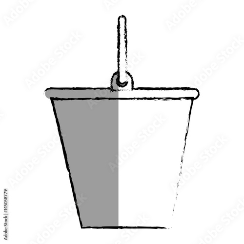 bucket tool isolated icon vector illustration design