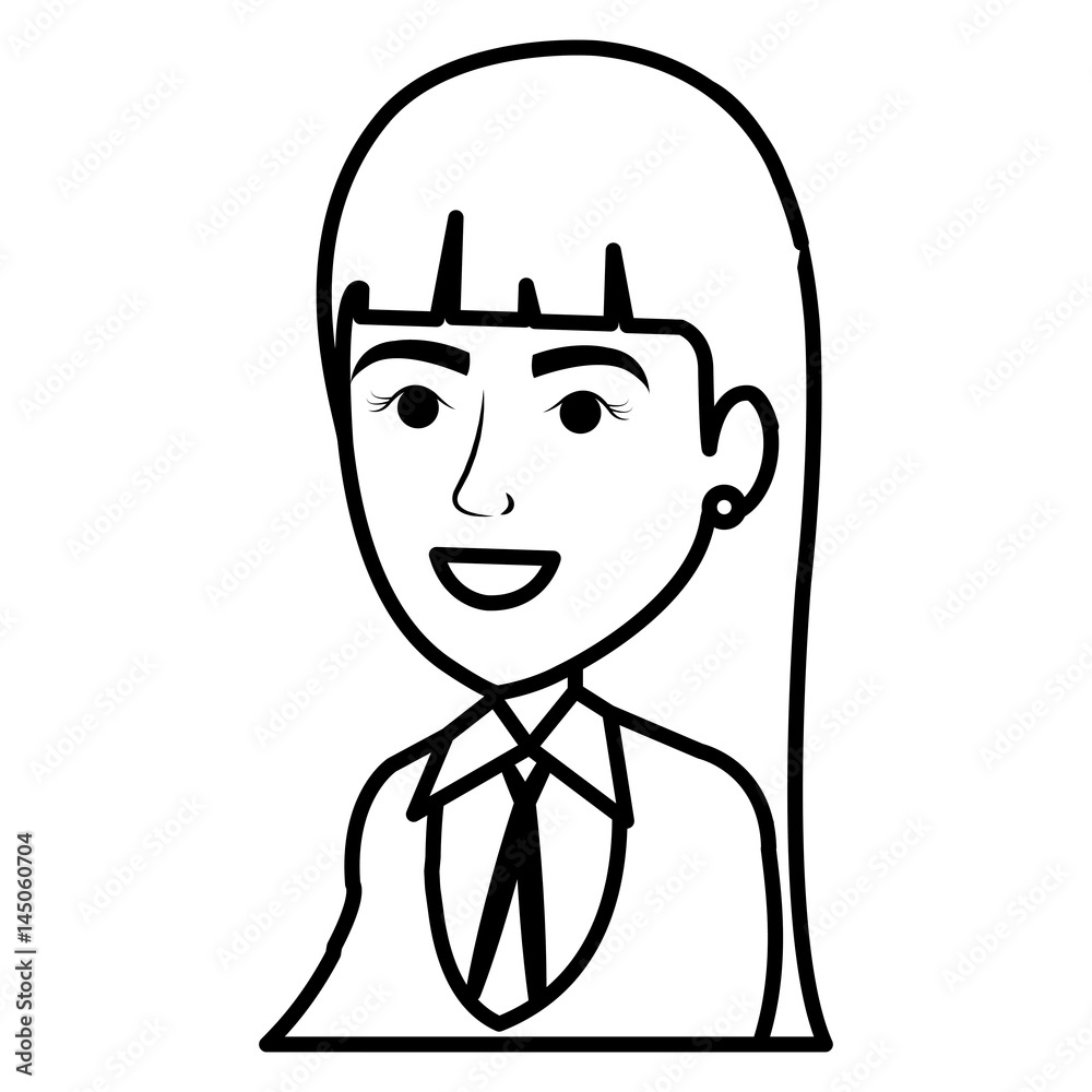 businesswoman avatar character icon vector illustration design businesswoman avatar character icon vector illustration design
