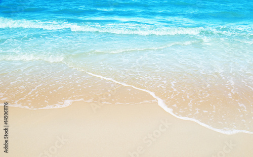 Wave & Sand beach background 