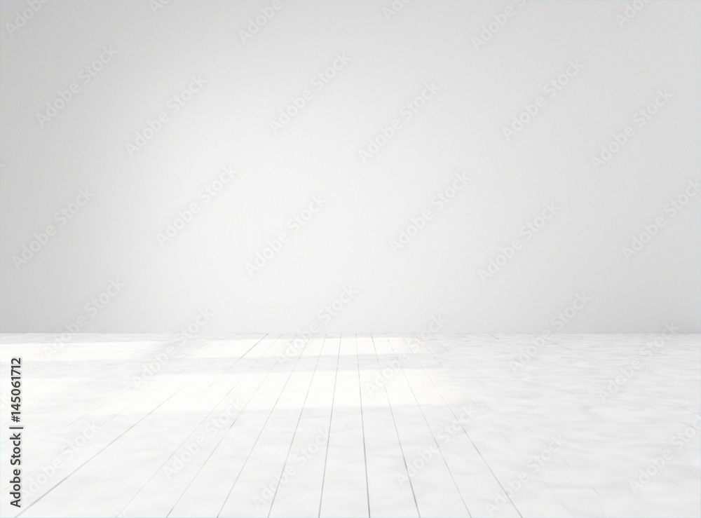Empty white space. Mock-up template for display, products, title or logo. Studio or blank office space. 3d illustration