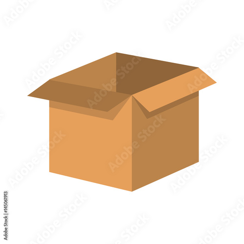 carton packing box icon vector illustration design